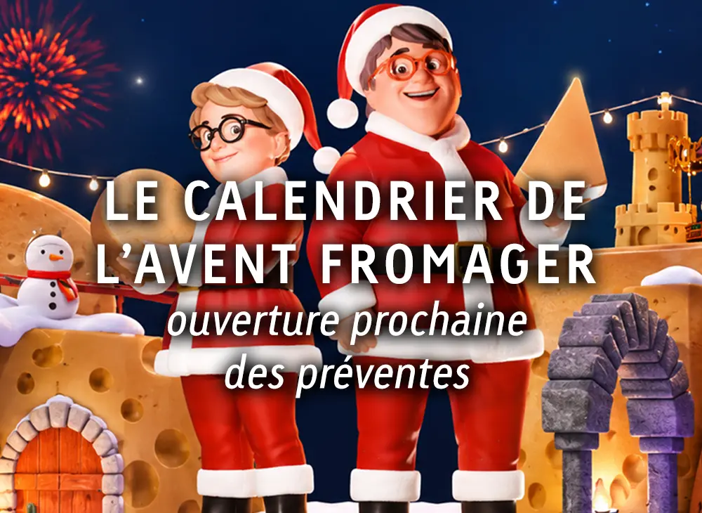 Le Calendrier de l'Avent Fromages 2026