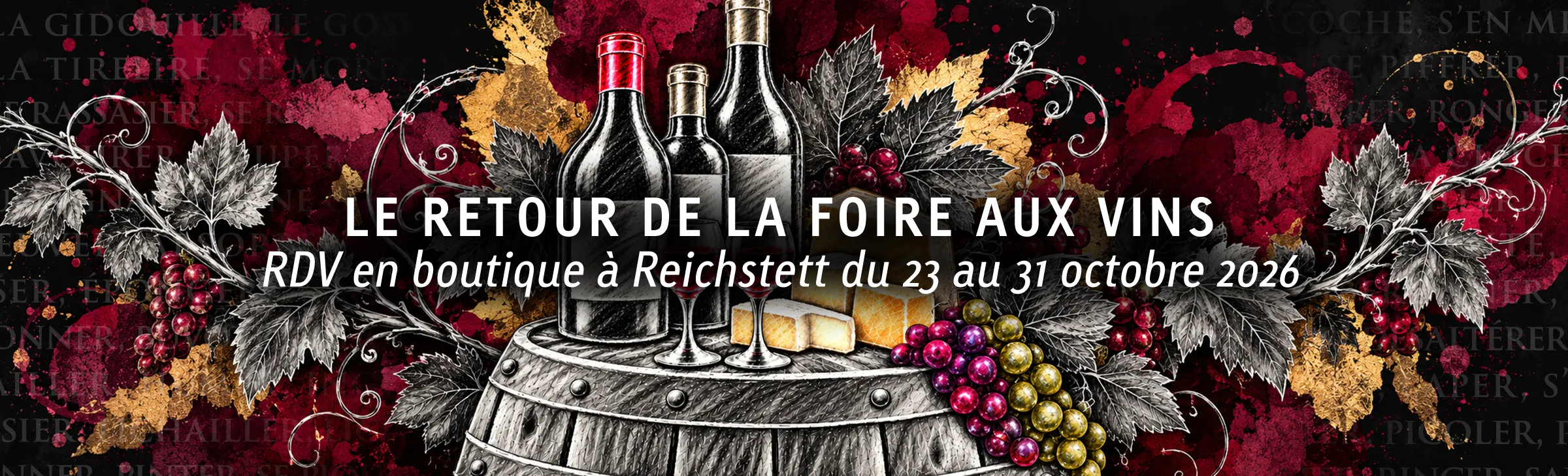 Foire aux Vins du 23 au 31 octobre